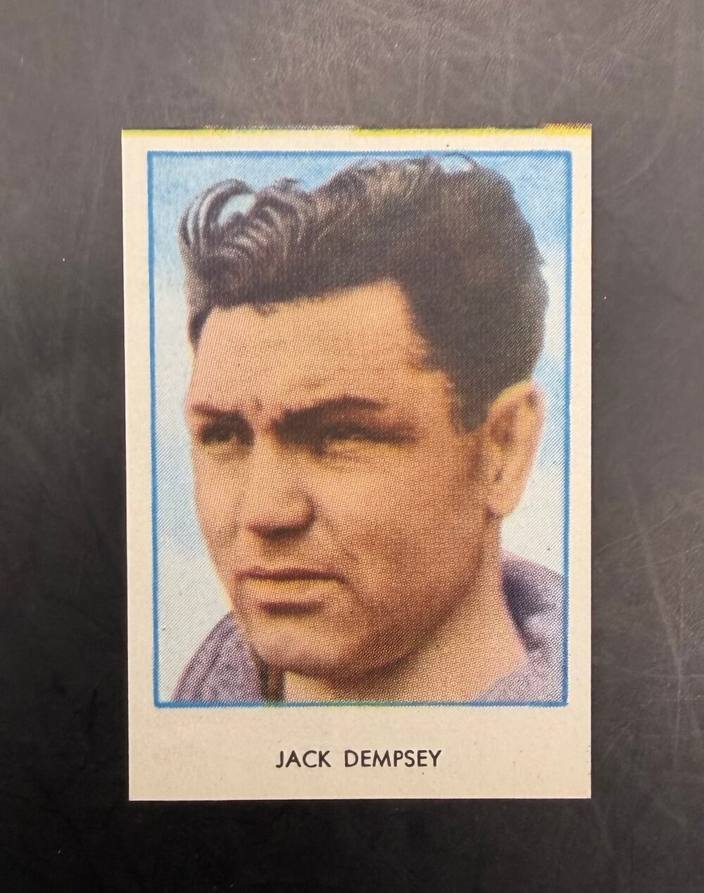 1961 Rekord Journal Jack Dempsey Boxing Card Manassa Mauler Heavyweight Champ!